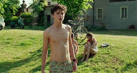 timothee chalamet cock|Call Me By Your Name FULL FRONTAL scene: The naked truth。